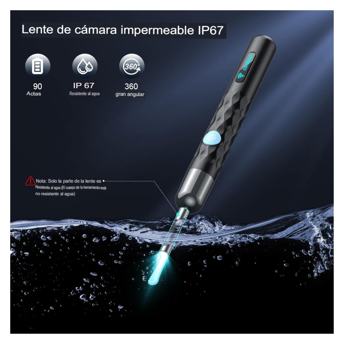 Otoscopio Limpiador Oidos con Camara Hd