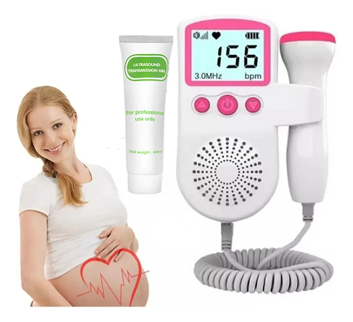 MONITOR FETAL DOPPLER LATIDOS DE CORAZON BEBE